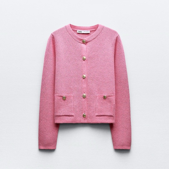 Zara Sweaters - Pink Zara Cardigan - NEW
